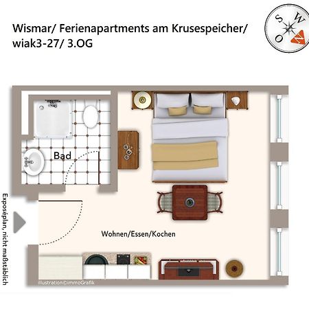 Ferienapartments Am Krusespeicher Ferienapartments Am Krusespeicher 3-27 Висмар Экстерьер фото